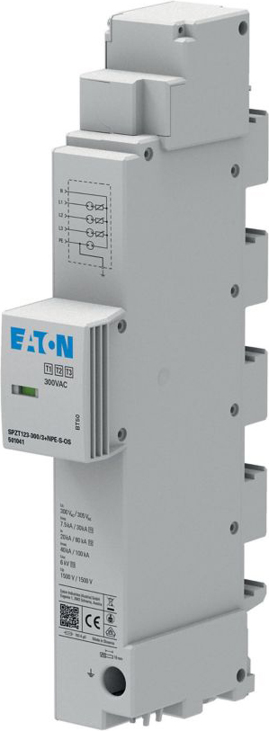 Eaton SPZT123-300/3+NPESOS Überspannungsableiter f.40mm Sammelschiene