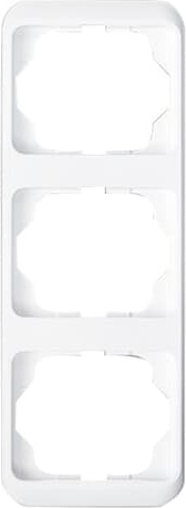 Busch-Jaeger 1733-24G Rahmen 3-fach studioweiß, senkr.