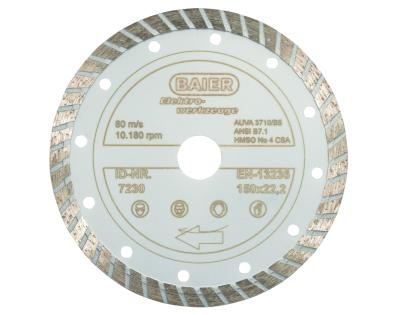 Baier Maschinenfabrik 7230 Diamantscheibe D=150mm Turbo
