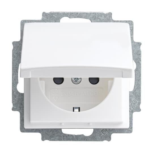 Busch-Jaeger 20 EUKB-914 SCHUKO Steckdosen-Einsatz alpinweiß