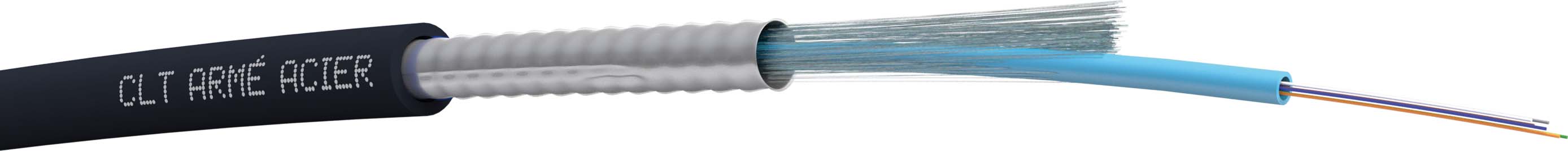 Acome B1169A LWL-Kabel A-DQ(ZN)(SR)2Y 12G50 OM3 2kN Schnittware