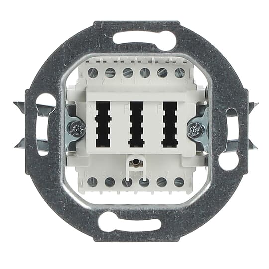 Busch-Jaeger 0242/04 TAE-Anschlussdose aws 2x6/6 NFF