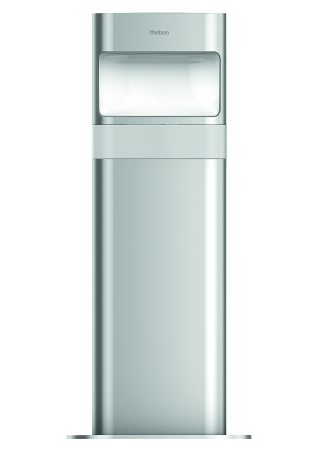 Theben theLeda D B AL LED-Poller-Leuchte (kurz) 8,5 Watt,  alu