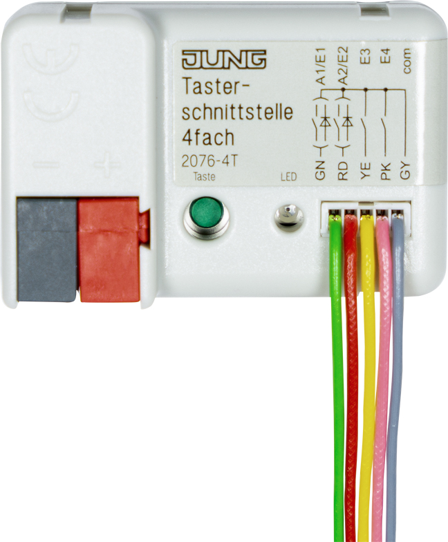 Jung 2076-4 T KNX Tasterschnittstelle Binäreingang 4-fach
