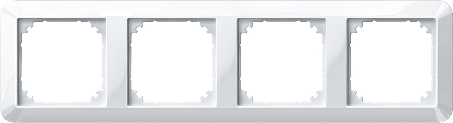 Merten 389419 Rahmen 4f.pws/gl waage/senkrecht