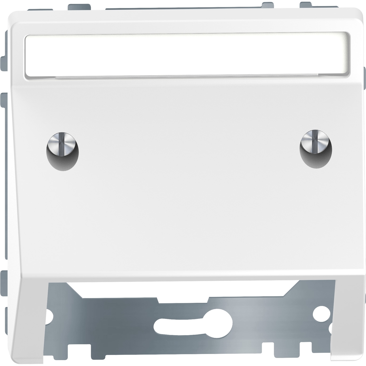 Merten MEG4540-6035 Schrägauslass lotosws mit Schriftfeld