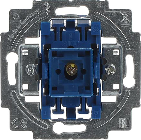 Busch-Jaeger 2000/6 USK Wippkontrollschalter 10A, m.Glimmlampe