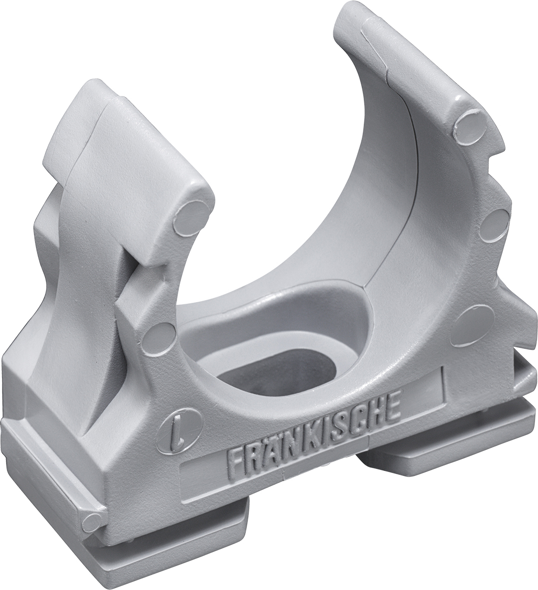 Fränkische clipfix 50 Kunststoff-Klemmschelle gr, f.alle Wellrohre