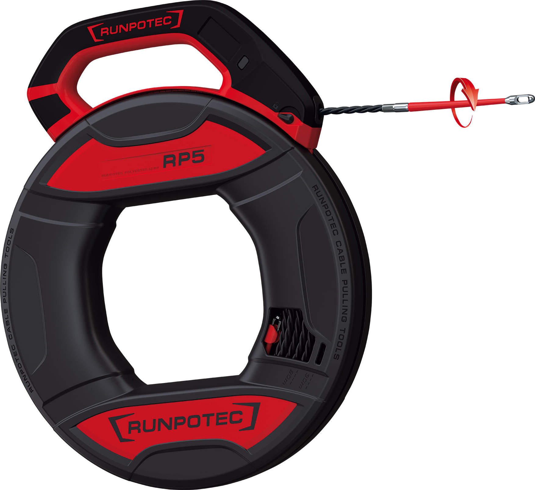 Runpotec 10013 RP5 Kabeleinziehband - 20m für Rohrdm 16-40 mm