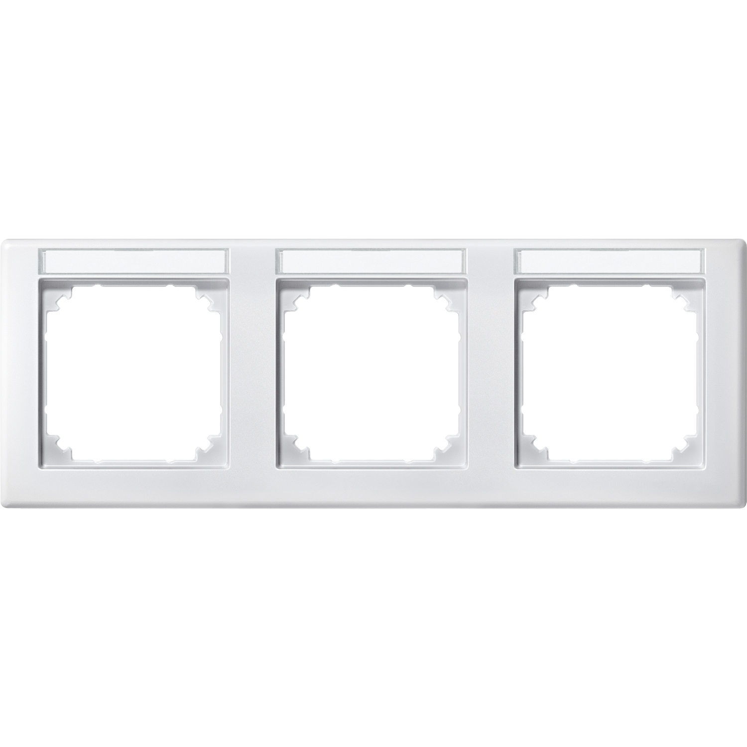 Merten 473319 Rahmen 3f.pws m.Beschrift.-träger