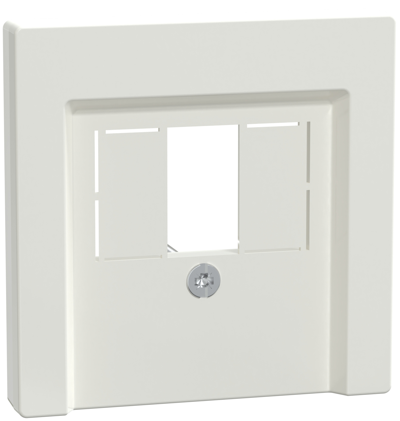 Merten 296019 Zentralplatte pws/gl für Anschlussdose