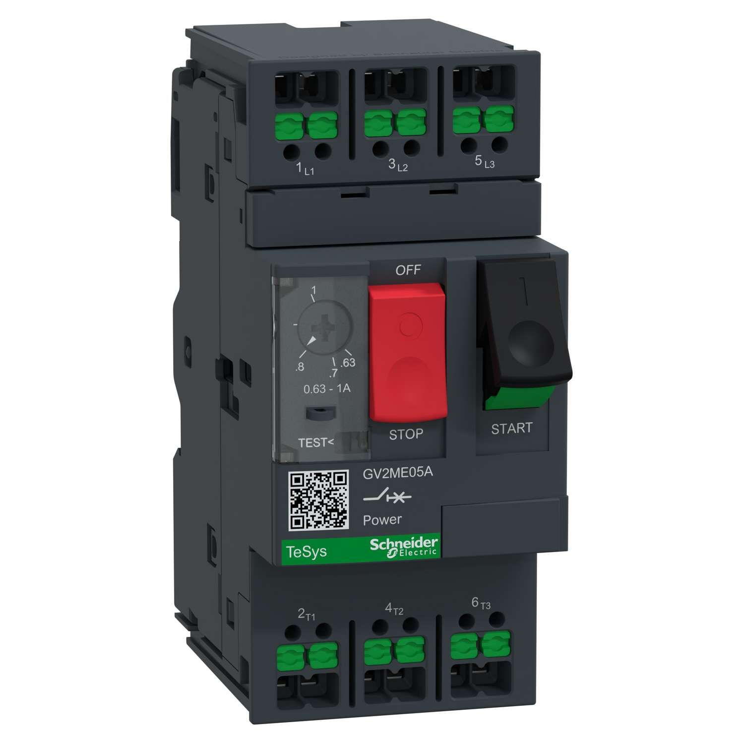 Schneider Electric GV2ME05A Motorschutzschalter 0,63-1A Snapin