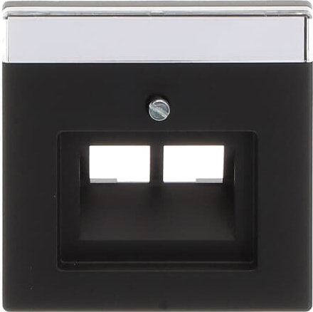 Busch-Jaeger 1803-02-885 Zentralscheibe sw mt f.UAE-Anschlussdo.2f