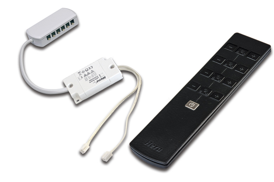 Hera 61500050526 LED-Dimm-Controller 75W Funk 4 Kanal