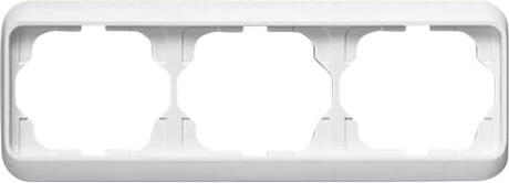 Busch-Jaeger 1723-24G Rahmen 3-fach studioweiß, waage.