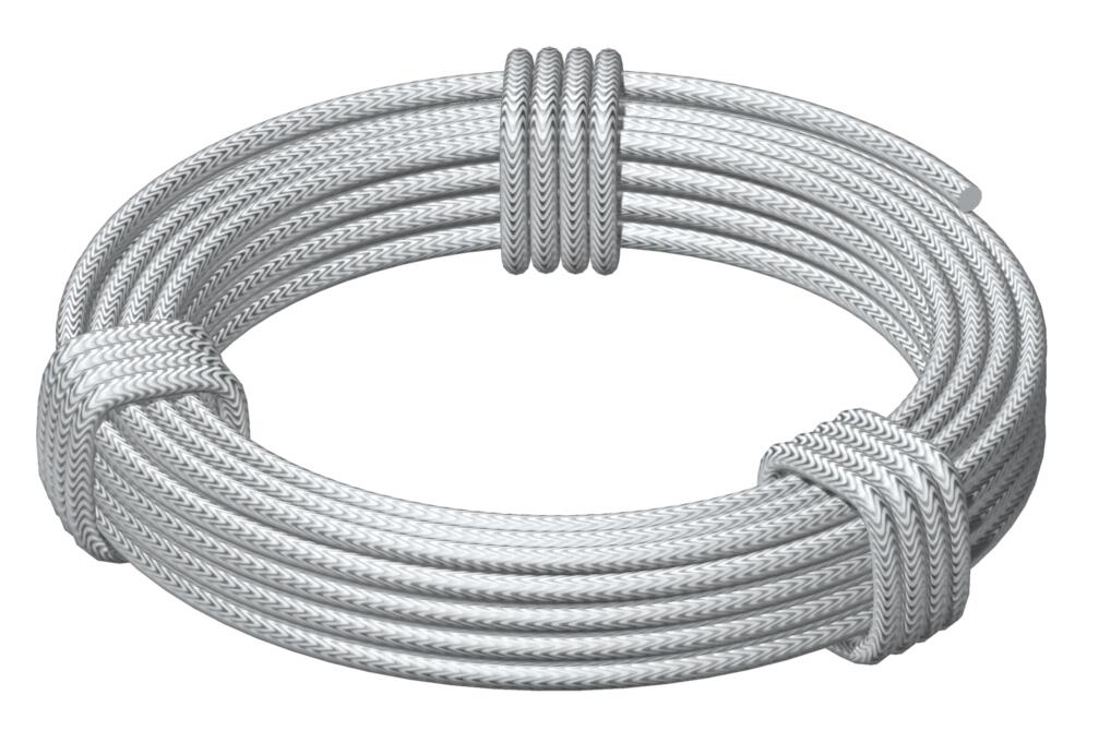 OBO Bettermann Vertr 957 4 G Stahldraht-Spannseil Ring 50m