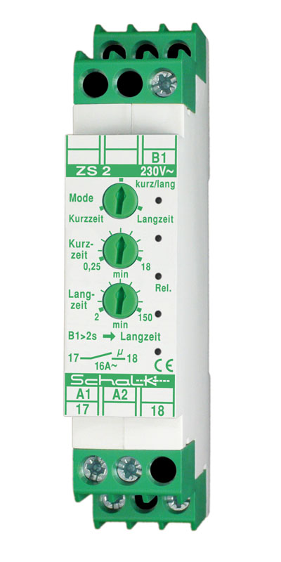 Schalk ZS 2 Lichtzeit-Impulsschalter m.3 Modi 1S 16A