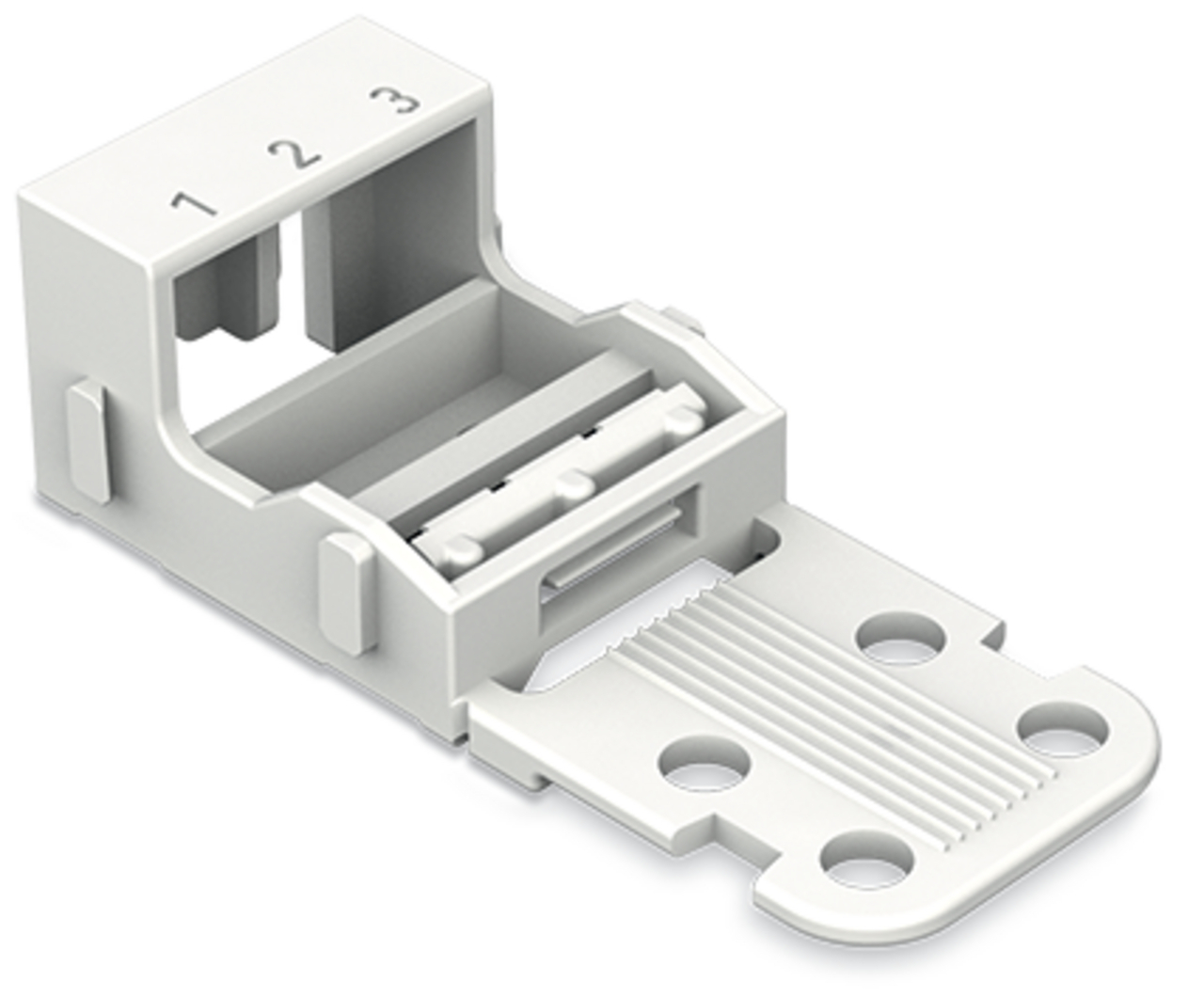 WAGO GmbH & Co. KG 221-513 Befestigungsadapter Serie221-4mm²,weiß