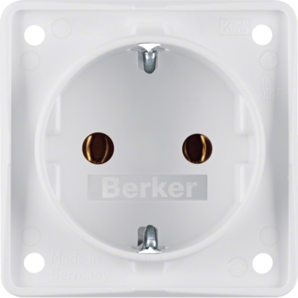 Berker 947782502 Schuko-Steckd.pws m.Steckklemmen