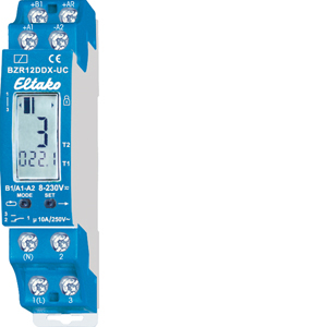 Eltako BZR12DDX-UC Betriebsstundenzähler m.Impulsfunktion