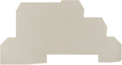 Weidmüller WAP WDL2.5 Abschlußplatte 90x1,5x48,7mm