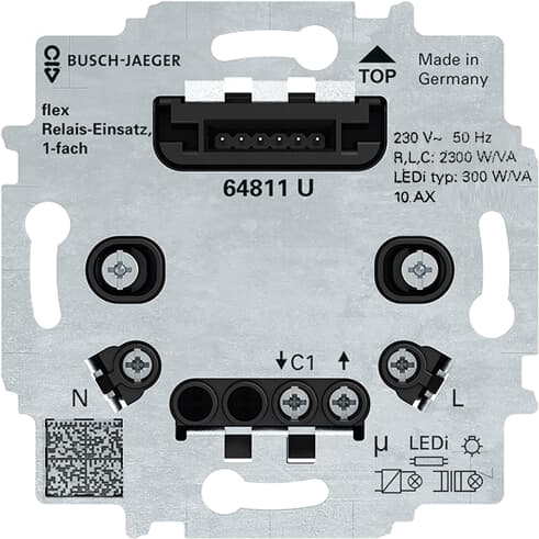 Busch-Jaeger 64811 U Relais-Einsatz flex