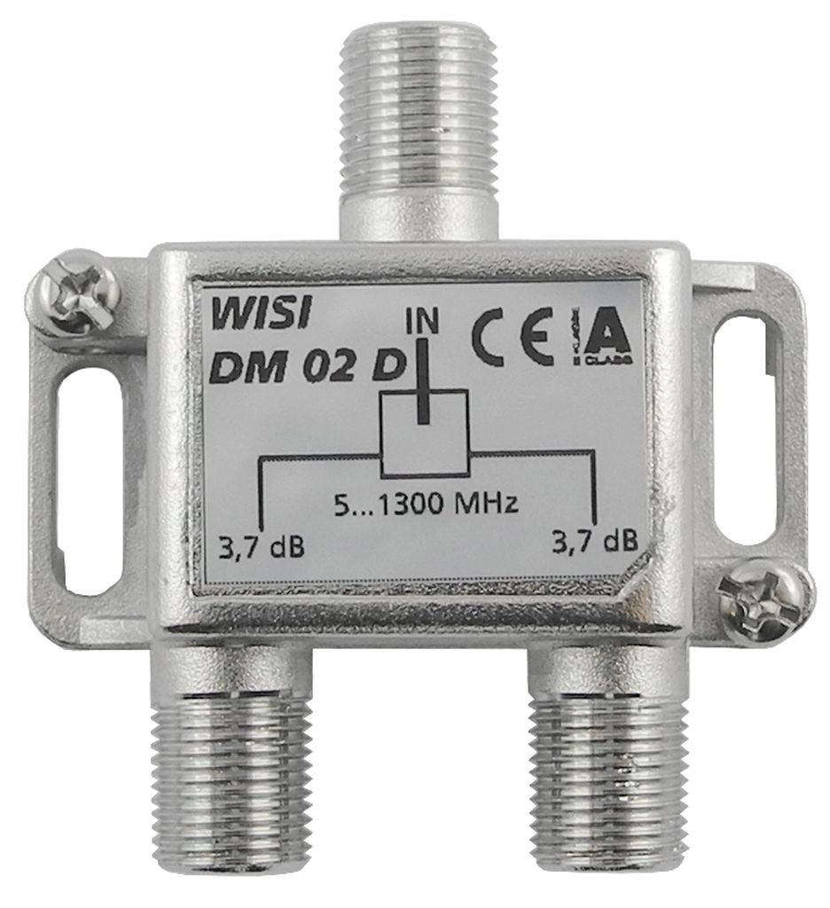 Wisi DM 02 D Verteiler 2f. 5-1300MHz 3,7dB Cl.A