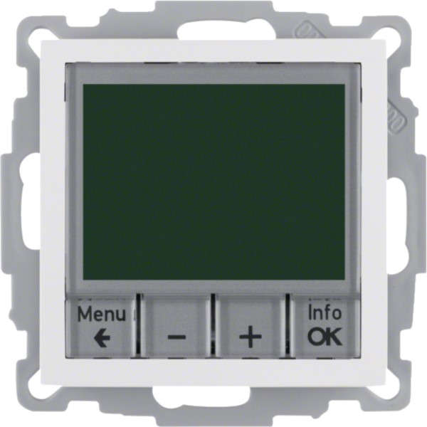 Berker 20448989 Temperaturregler pws/gl mit Schließer