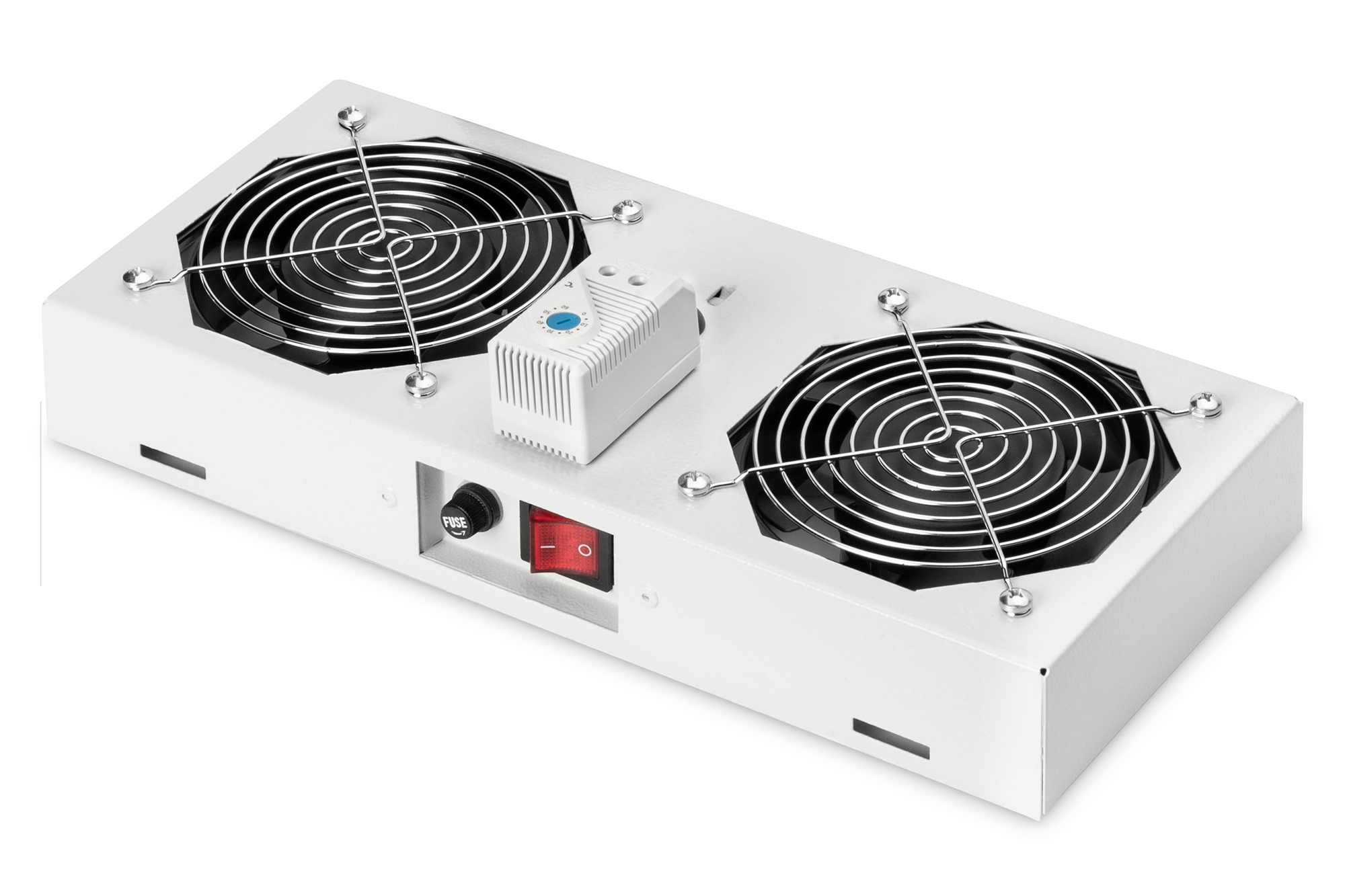 DIGITUS DN-19 FAN-2-WM-T 19" Deckellüfter inkl.Thermostat