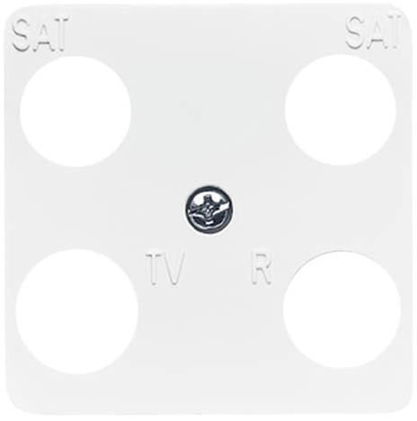 Busch-Jaeger 1743-04-214 Zentralscheibe aws Antenne, 4-fach