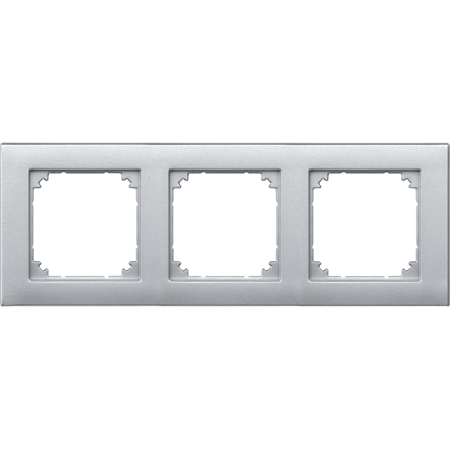 Merten 486360 Rahmen 3f.alu waage/senkrecht