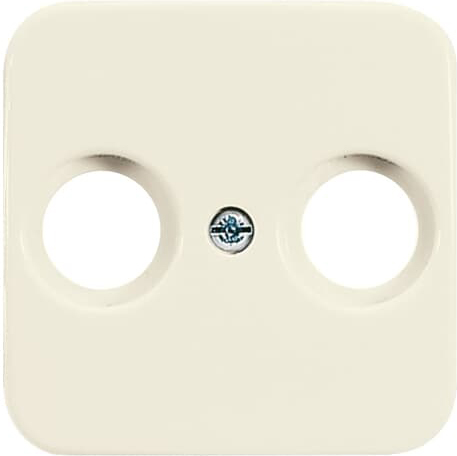 Busch-Jaeger 2531-212 Zentralscheibe ws f.Antennendose 2Loch