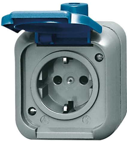 Busch-Jaeger 2300 EWSI Steckdose mit Klappdeckel