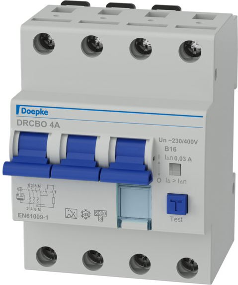 Doepke DRCBO4B16/0,03/3N-A FI-/LS-Kombination 16 A, 0.03 A