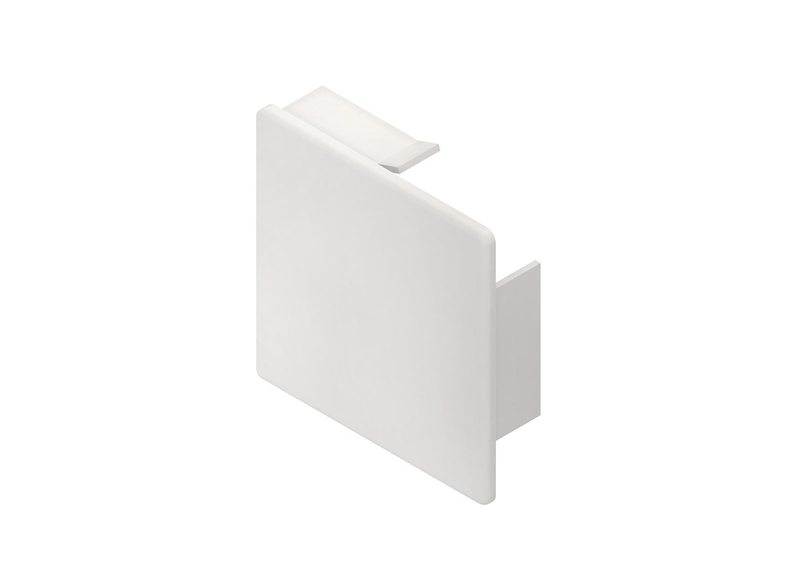HKL ES6060.3 Endstück rws 60x60 RAL9010