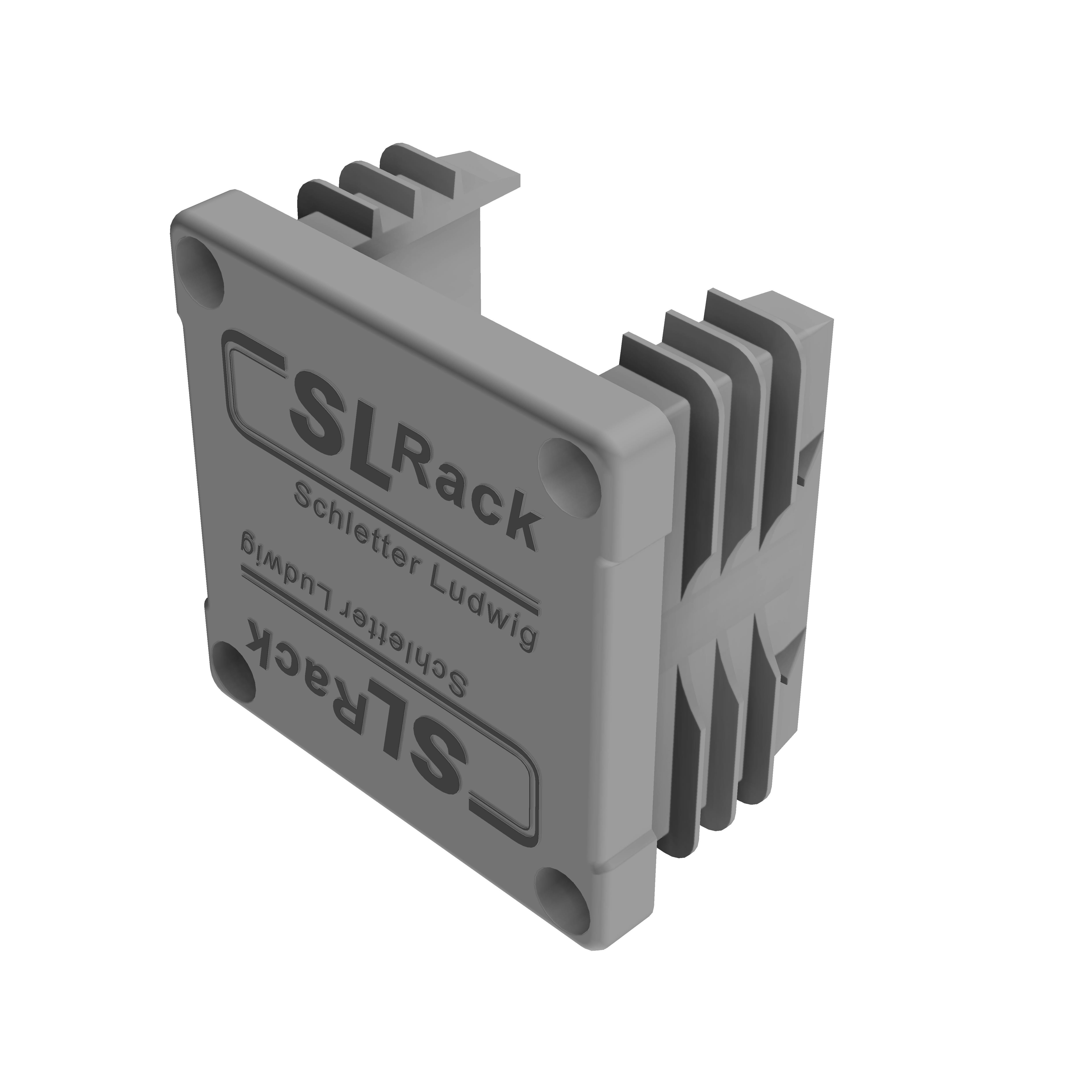 SL Rack 94640-06 Kunststoff-Endkappe RAIL 40, grau