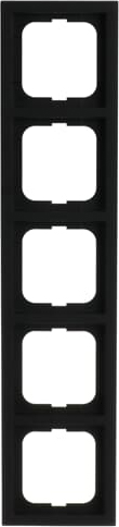 Busch-Jaeger 1725-885K Rahmen 5-fach schwarz matt, f.lin.