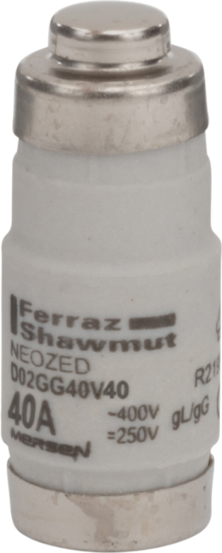 Mersen D02GG40V40 Sicherungseinsatz NEOZED gG D02 AC400V 40A sw