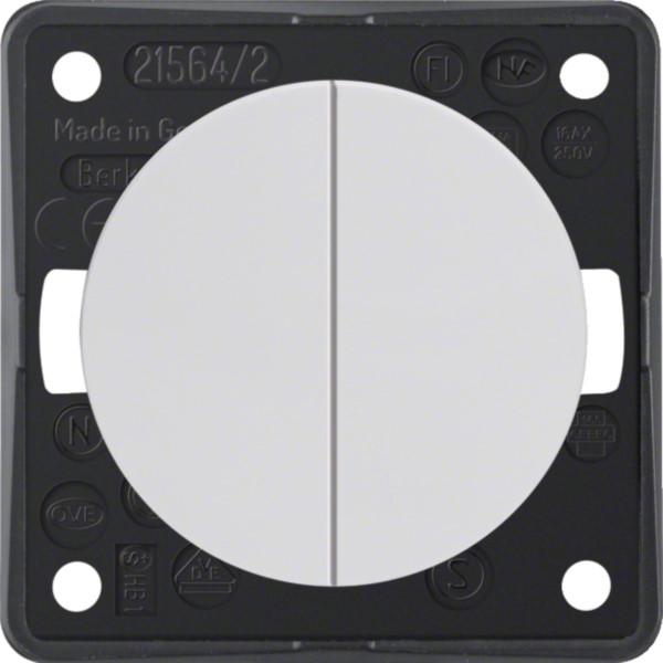 Berker 936552509 Wippenschalter pws m.Schraubklemmen