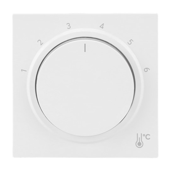 Busch-Jaeger 1794 R-44G Zentralscheibe rund mit Aufdruck "1..6"
