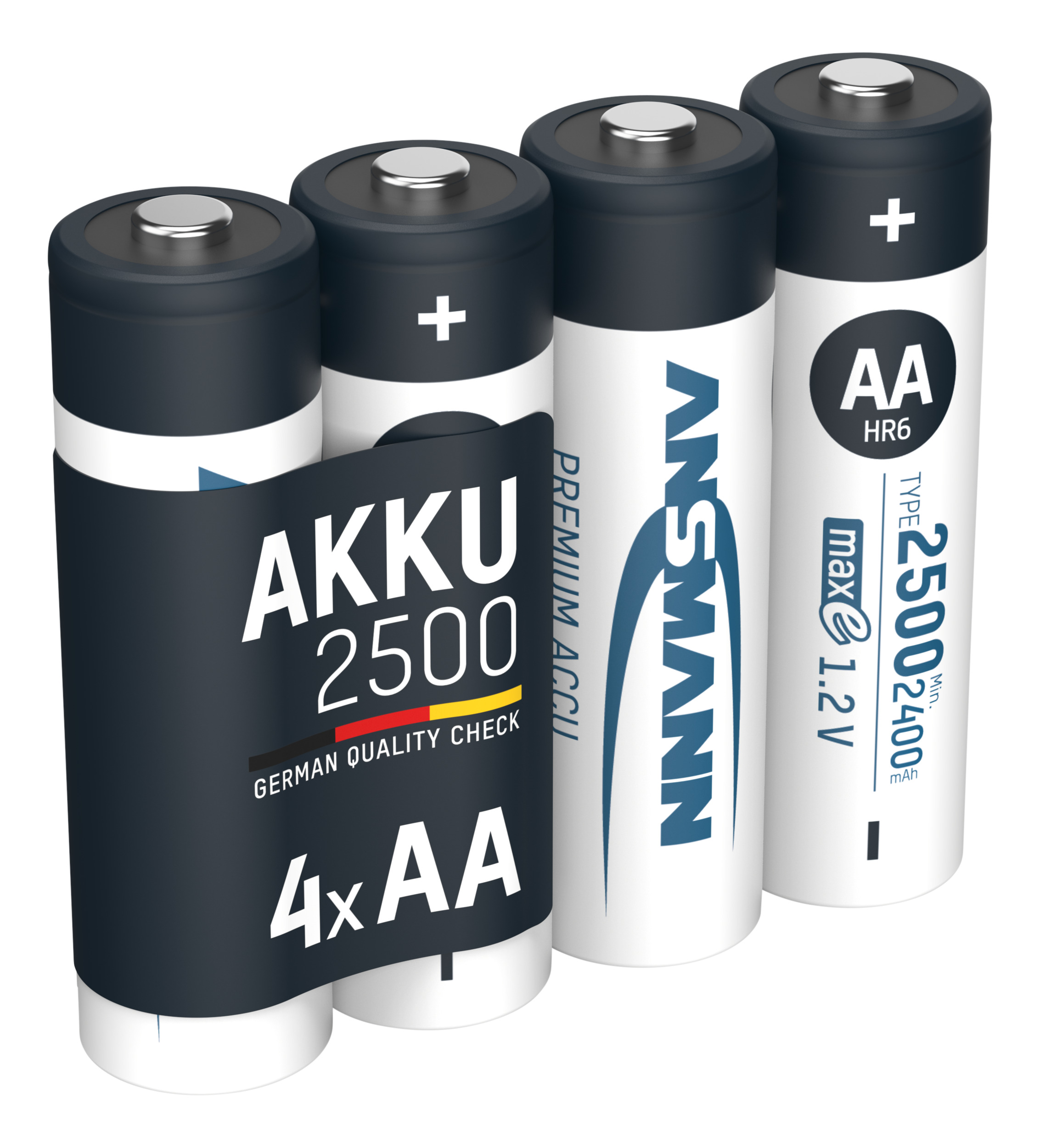 Ansmann 5035442 (VE4) Akku Mignon maxE NiMH AA 2500mAh maxE