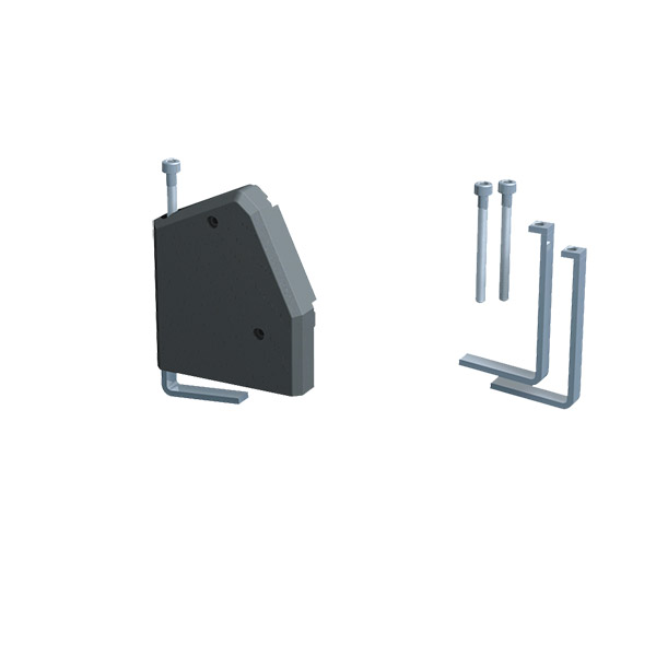 Bachmann 918.001 DESK Haltewinkel schmale Ausführung