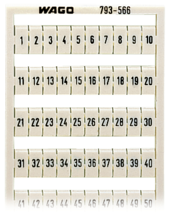 WAGO GmbH & Co. KG 793-566 WMB-Bezeichnungssystem W: 1-50(2x)