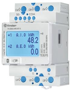 Finder 7M.38.8.400.0212 Energiezähler multifunktional