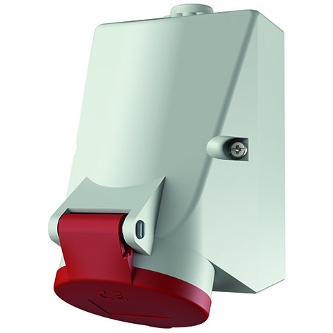 Mennekes 419 Wanddose TwinCONTACT 16A,5p,6h,400V,IP44