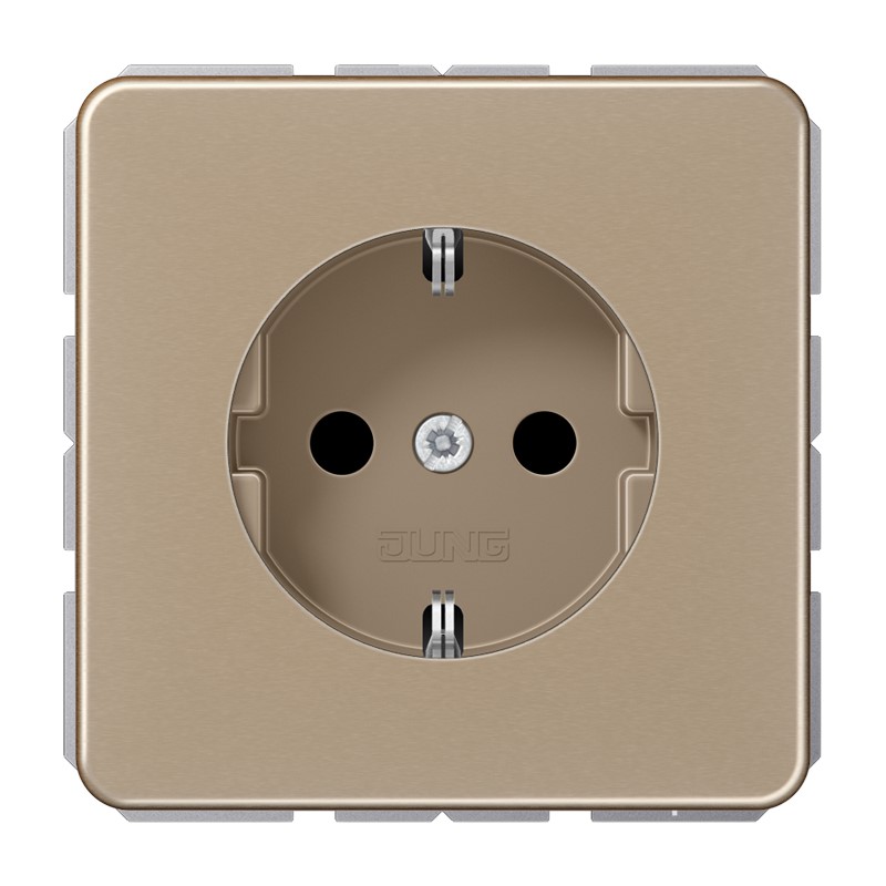 Jung CD 1520 GB SCHUKO-Steckdose gold-bronze