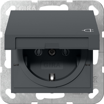 Gira 445428 Steckdose KD Anthrazit