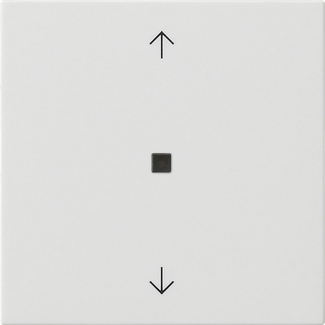 Gira 510503 KNX RF Bedienaufsatz 1-f. Reinweiß