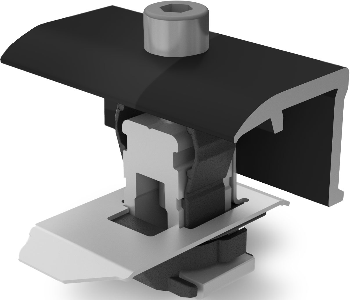 K2 Systems 2004545 K2 Endklemme 25-40 mm Schwarz eloxiert