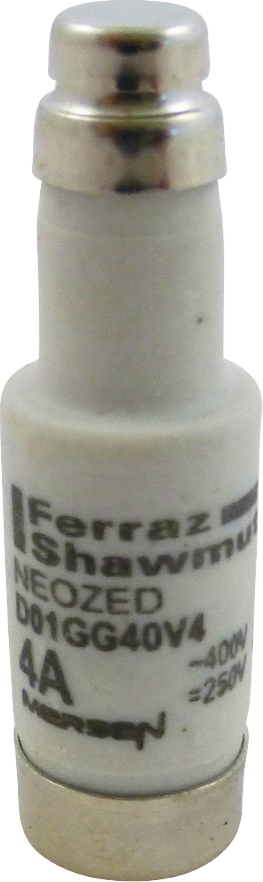 Mersen D01GG40V4 Sicherungseinsatz NEOZED D01 gG 4A/400V